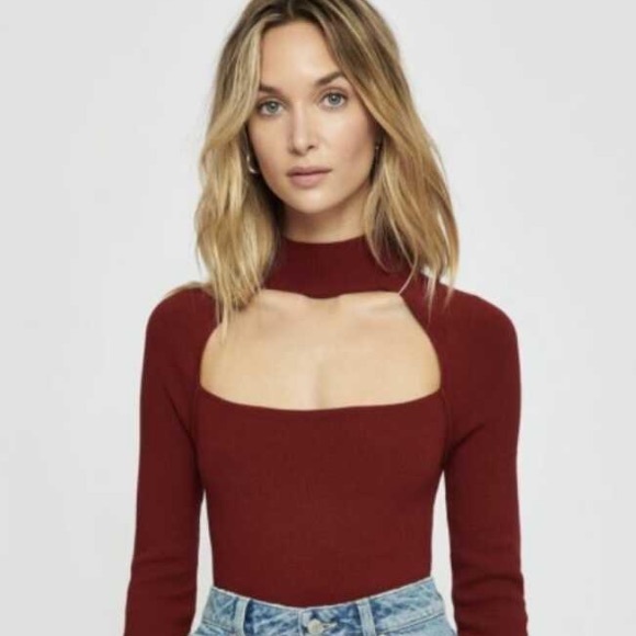 Dynamite Tops - 💥SOLD💥 Brand New⚡️Dynamite⚡️Cutout Long Sleeve Sweater